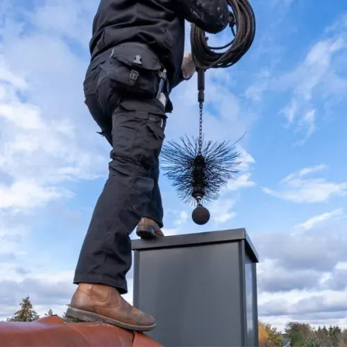 deshollinar una chimenea en segovia