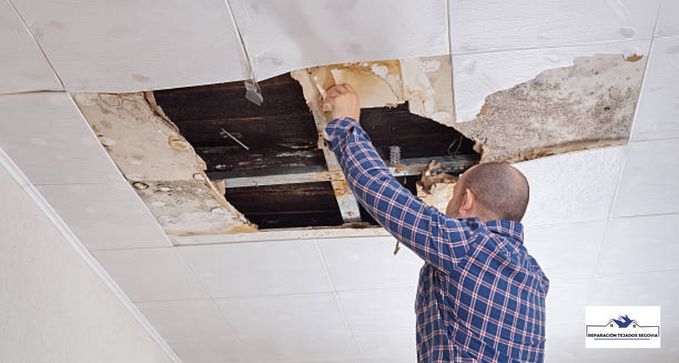 Sellar Gotera en el Tejado en Cuéllar, Segovia